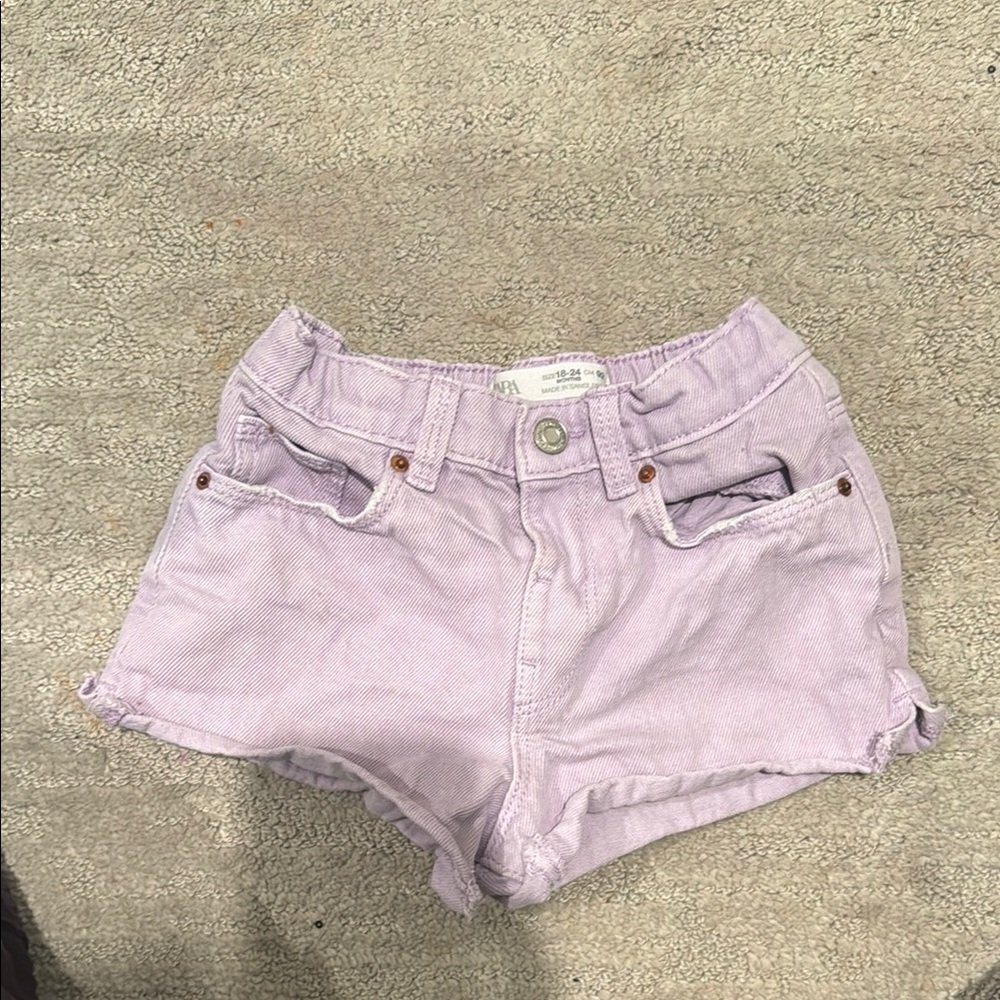 Zara Kids Lavender Shorts